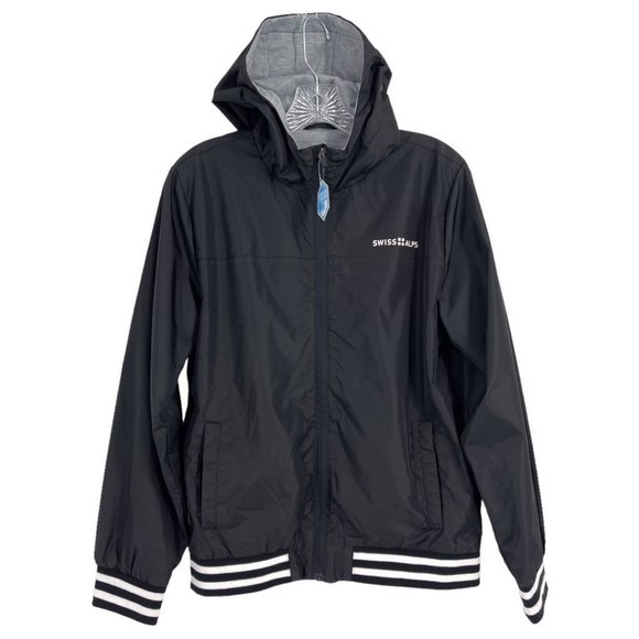 Swiss Alps Lightweight Water and Wind Resistant Hooded Jacket NWT - Picture 9 of 9